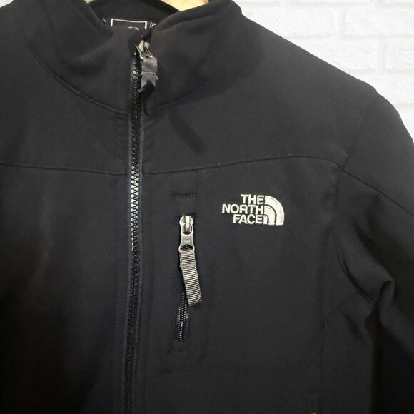 The North Face Kids Apex Softshell Jacket Black Size Small Unisex Warm Layering - Picture 2 of 9